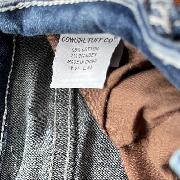 Cowgirl Tuff Co Classic Blue Women's Jeans - Picture 3 of 7